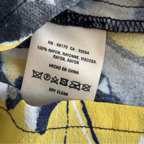 Anthropologie Elevenses Romper Somerset Yellow Floral - Picture 9 of 10